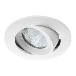 Noxion LED Spot Aqua Tiltable Fireproof White 6W 400lm 36D - 927 Extra Warm White | Cutout 92mm - IP65 - Best Colour Rendering - Dimmable