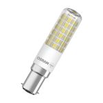 Osram Special T Slim LED B15d Clear 6.5W 806lm - 827 Extra Warm White | Replaces 60W