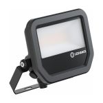 Ledvance LED Floodlight Aluminium Black 17W 2200lm 100D - 830 Warm White | IP66 - Symmetrical