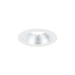 Sylvania LED Downlight Insaver Slim 150 Aluminium White 9.5W 1150lm 70D - 830 Warm White | Cutout 150mm - IP44 