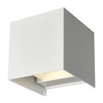 D'Lite Elingen Wall Light Aluminium White Up & Down 4.9W 480lm - 830 Warm White | IP65