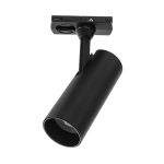 1-Phase Rail Spot Black Cylinder 10W 700lm - 827 Extra Warm White