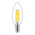 Philips MASTER LED E14 Candle Filament Clear 3.4W 470lm - 922-927 Dim To Warm | Best Colour Rendering - Dimmable - Replaces 40W