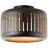 Brilliant Tyas Ceiling Light Metal Black Gold | 270mm - Suitable for 1x E27