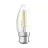 Osram Classic LED B22d Candle Filament Clear 4W 470lm - 827 Extra Warm White | Replaces 40W