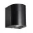 Nordlux Canto 2 Wall Light Aluminium Black Up & Down 10.6W 500lm - 830 Warm White