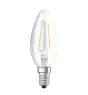 Osram Classic LED E14 Candle Filament Clear 3.3W 250lm - 827 Extra Warm White | Dimmable - Replaces 25W