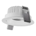 Ledvance LED Spot Adjust Aluminium White 8W 680lm 36D - 930 Warm White | Cutout 83mm - IP20 - Best Colour Rendering - Dimmable
