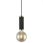 Nordlux Galloway Pendulum Metal Black Brass | Suitable for 1x E27