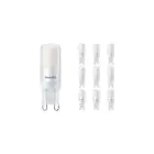 Multipack 10x Philips Corepro LED Capsule G9 2.6W 300lm - 827 Extra Warm White | Dimmable - Replaces 25W